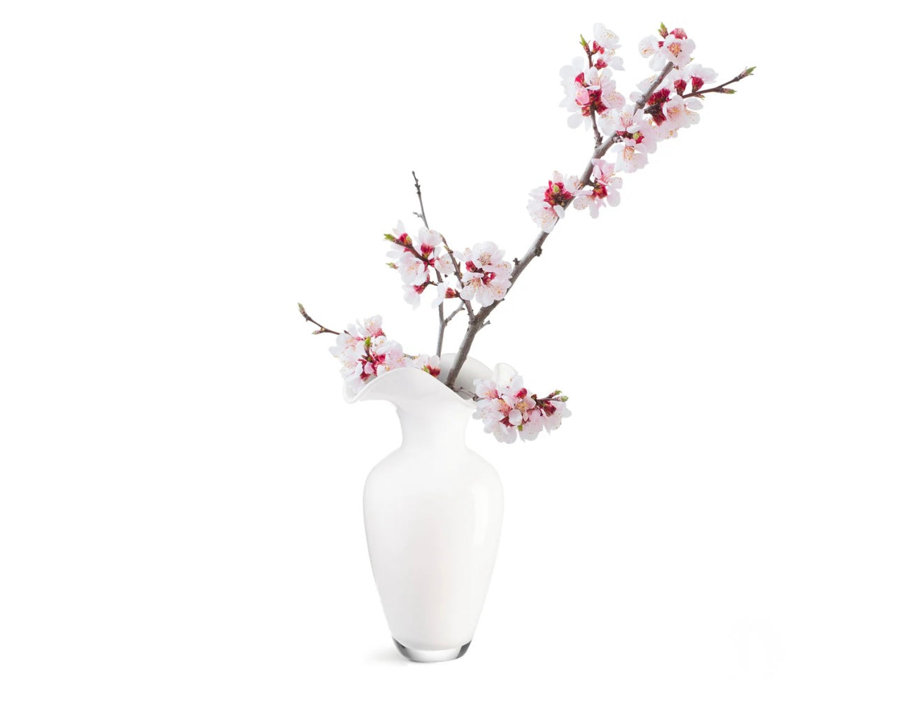 White Flair Vase Medium