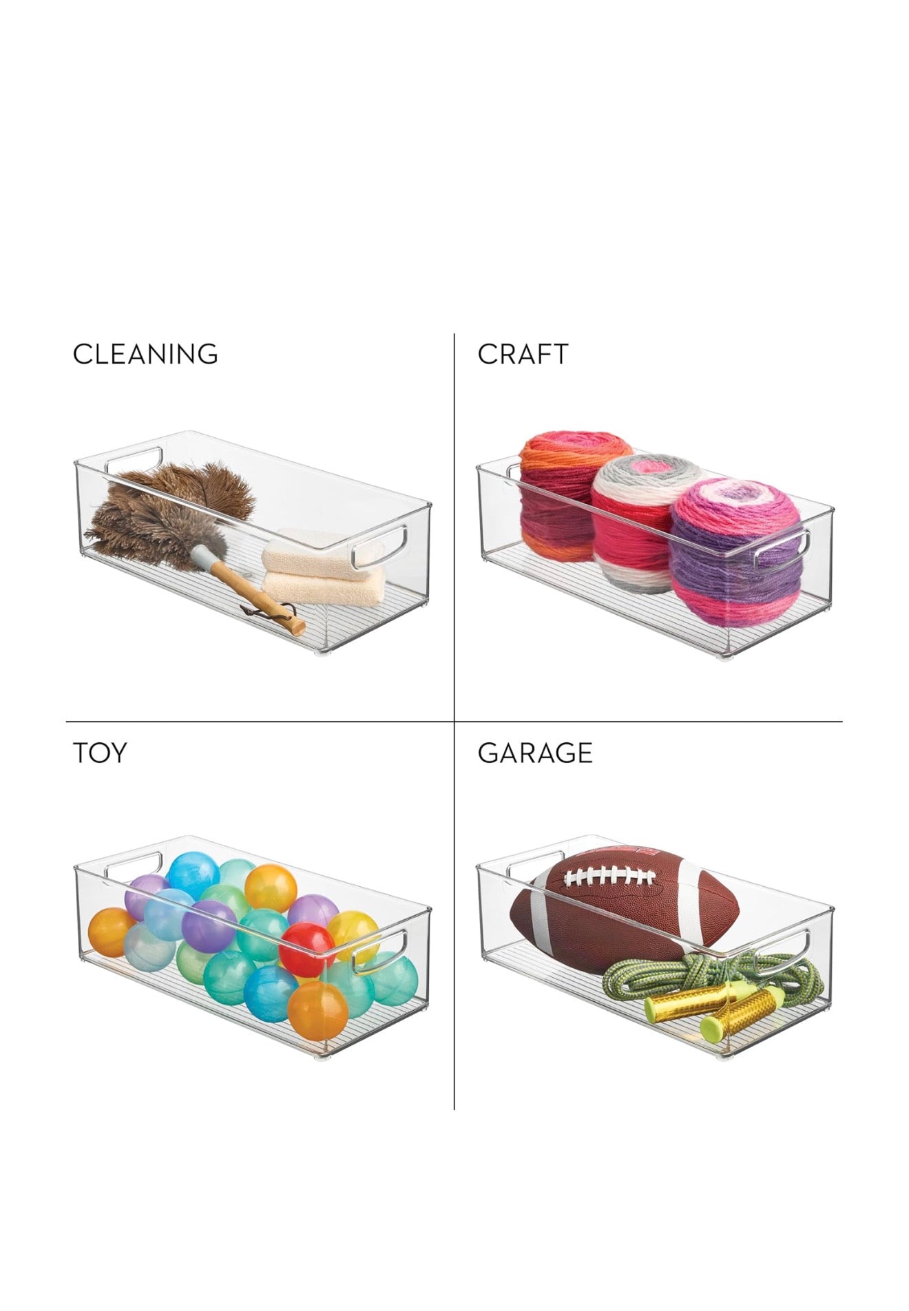Idesign Deep Drawer Bin