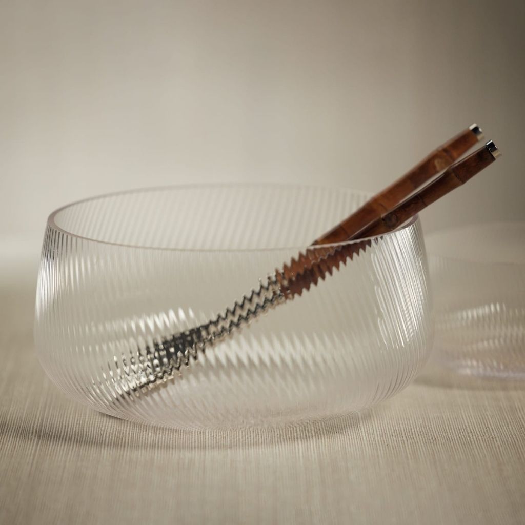 Glass Salad Bowl