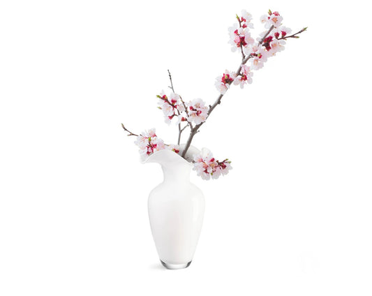 White Flair Vase Medium
