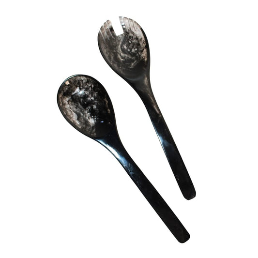 Resin Black Salad Servers