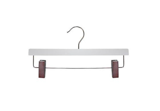 Kids White Skirt Hanger 14"