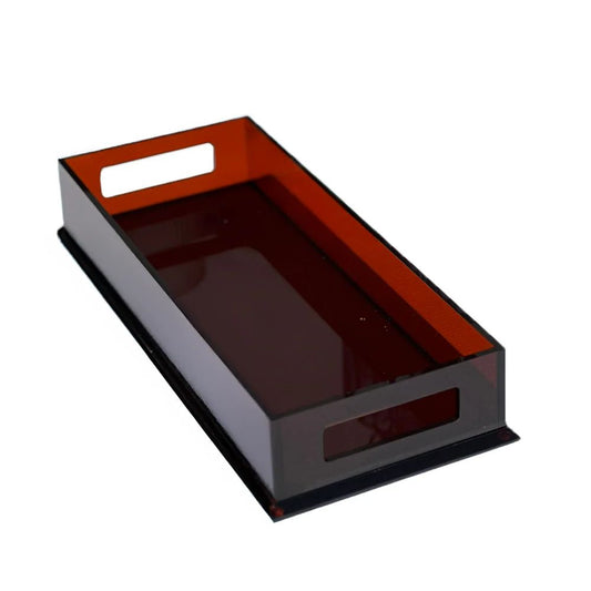Lucite Tray Brown