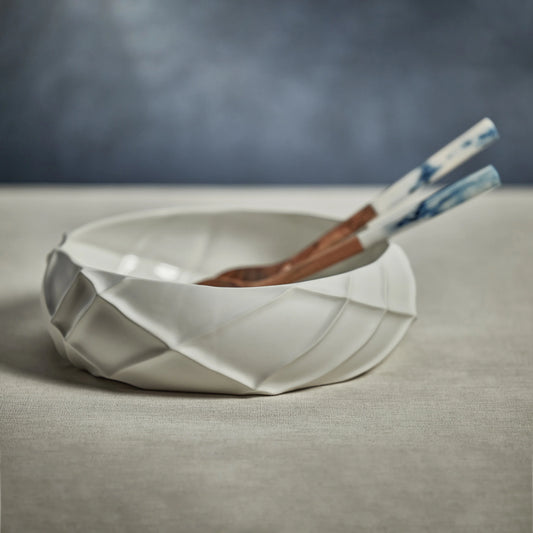 White Salad Bowl