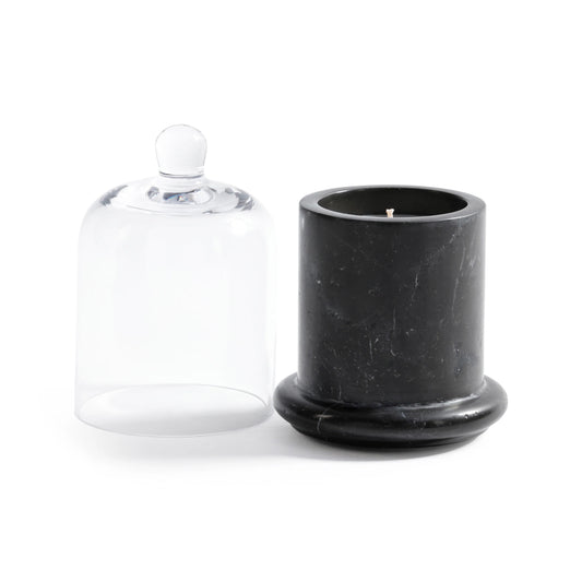 Black Marble Candle