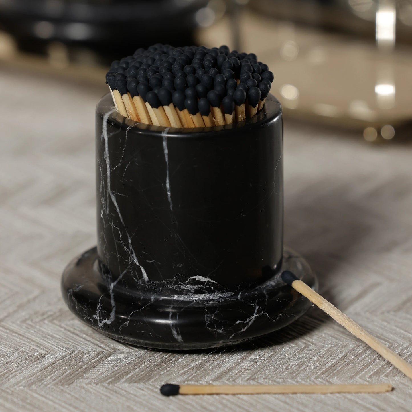 Black Marble Match Set