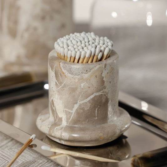 Brown Marble Match Set