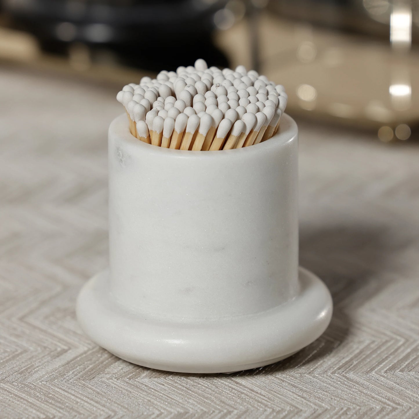 White Marble Match Set