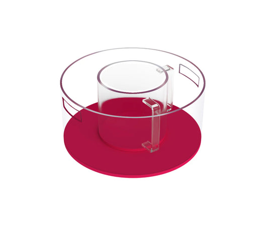 Pink Acrylic Nagel Vasser