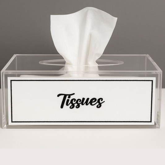 Acrylic tissue Box