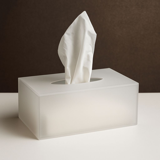Frosted Acrylic Tissue Box