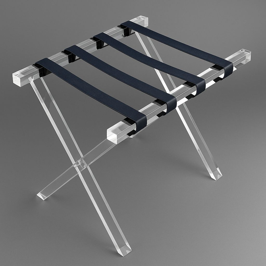 Black Luggage Rack