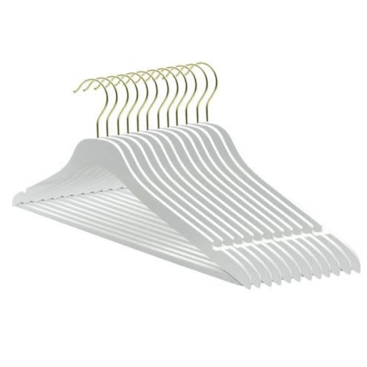 White Slimline Suite Hanger