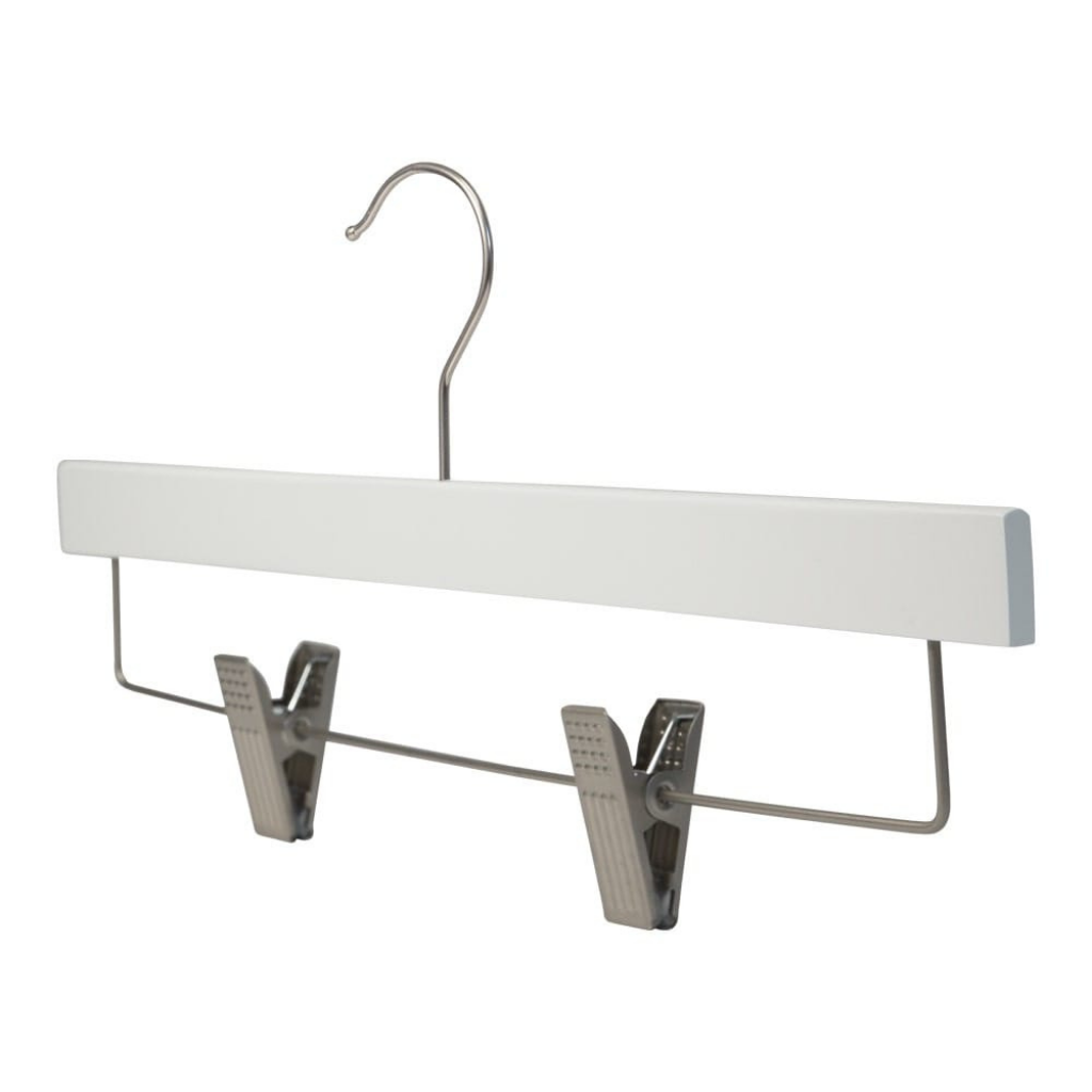 White Slimline Skirt Hanger