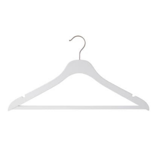 White Slimline Suite hangers
