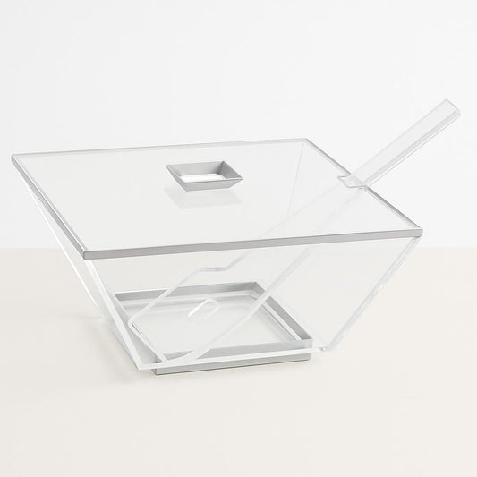 Silver Magnetic Salad Bowl