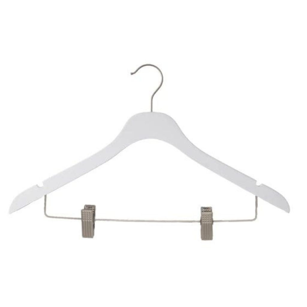 White Slimline Skirt Attachment Hanger
