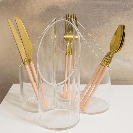 Acrylic cup/cutlery organizer