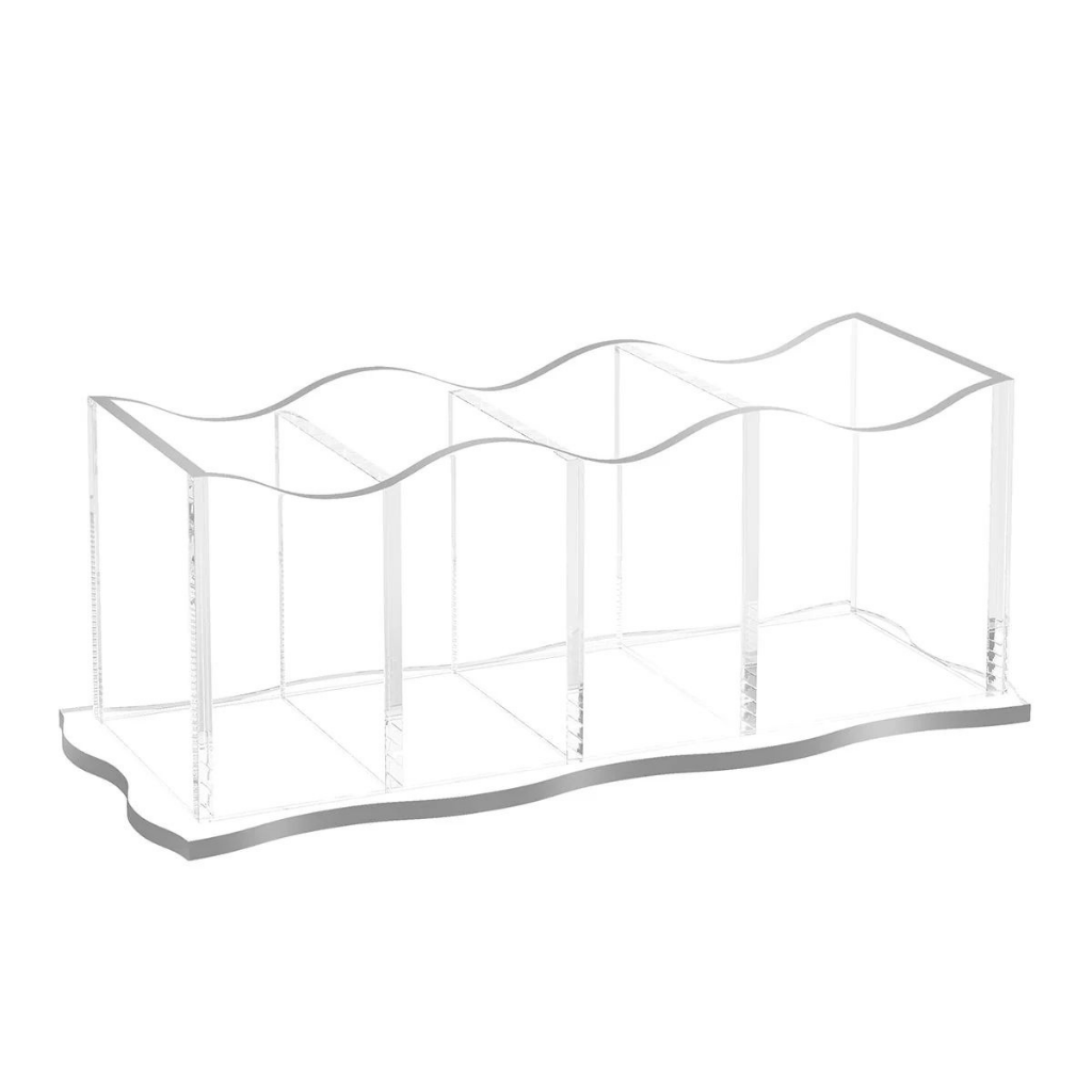 Silver Wavy Cutlery Holder